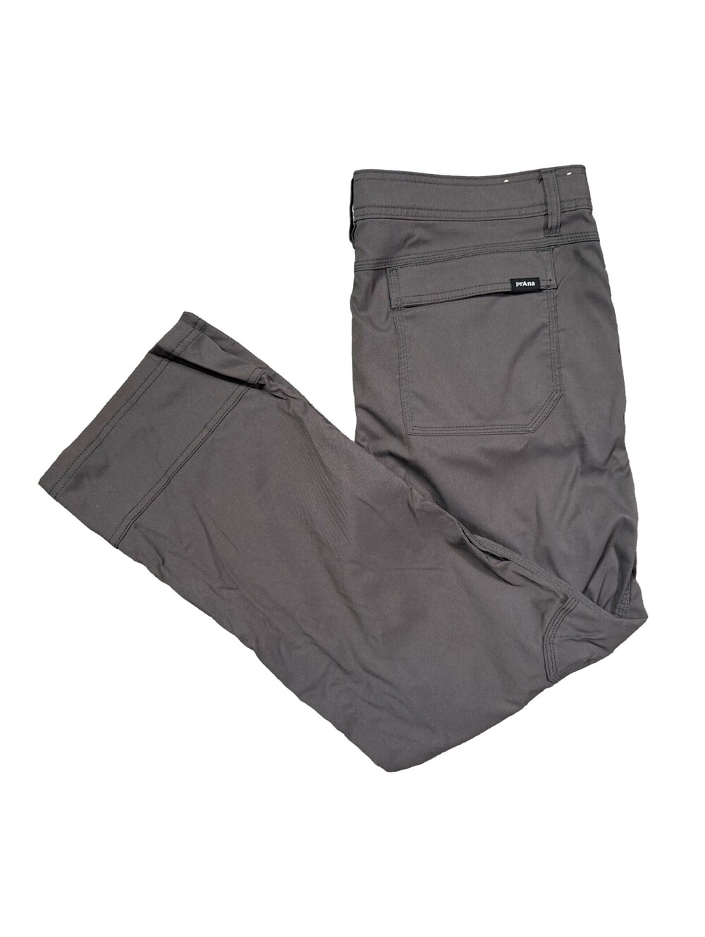 prAna Stretch Zion Relaxed Pants Mens 36x30 Gray Cargo Hiking Outdoor Utility